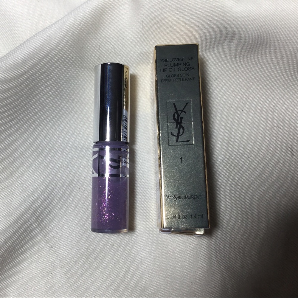 YSL Loveshine Plumping Lip Oil Travel Mini Size Thunder Stealer 01